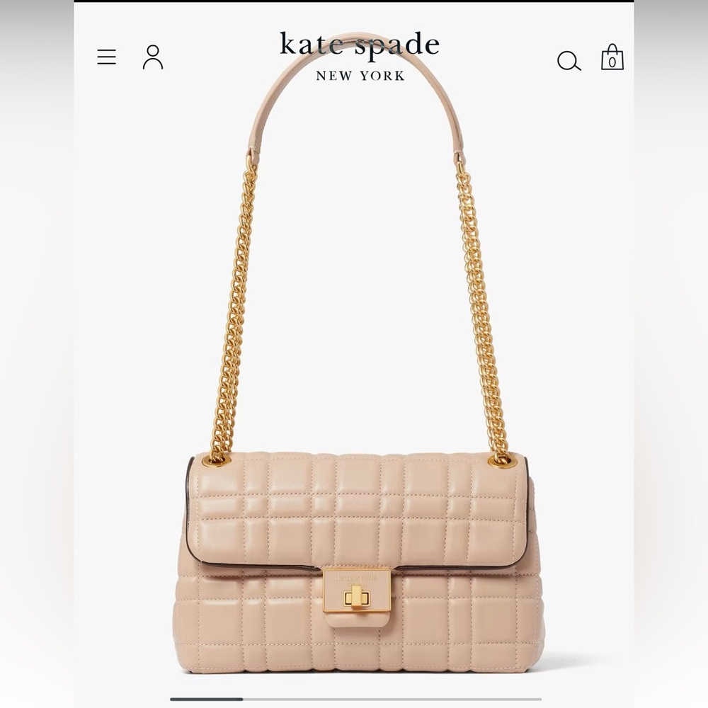 NEW Kate Spade- Evelyn Quilted Medium Convertible Shoulder Bag